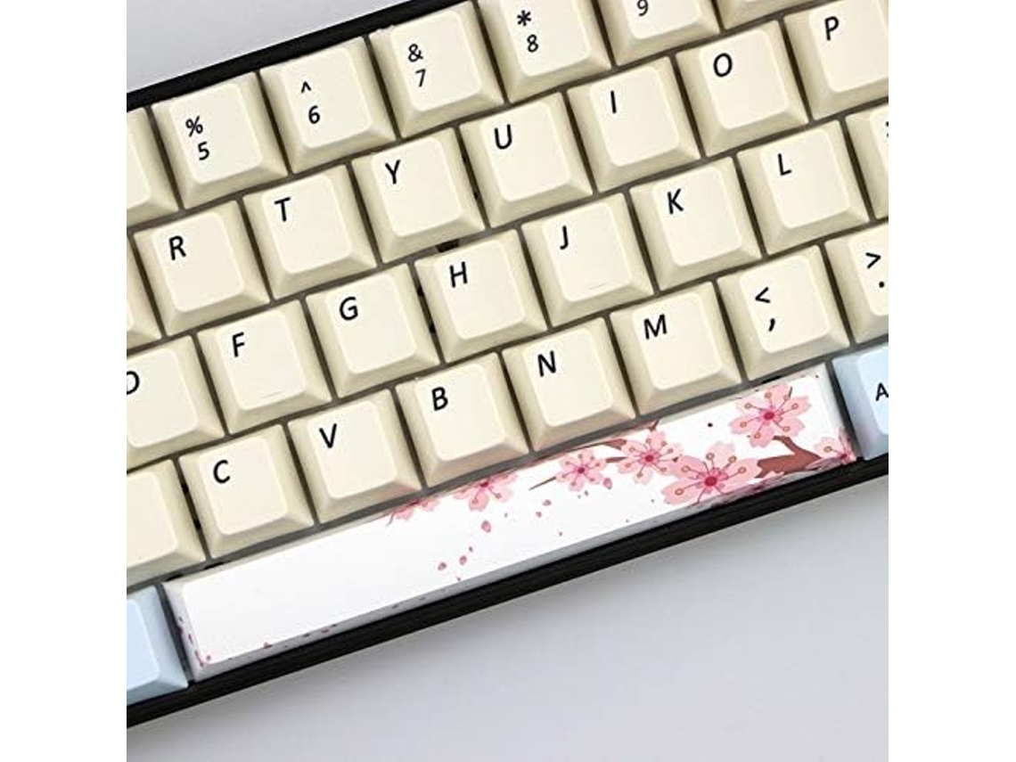 Barra De Espaço Com Sublimação De Tinta Pbt Five Sides, Perfil 6,25u, Para Teclado Mecânico Slowmoose (cor Kit 9)