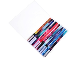 Nuobesty Conjunto De 10 Lápis Cor Para Escrita, Plástico, Material