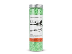 2026 400g/pote de grânulos depilatórios de cera de abelha dura, tipo chá, para corpo e braços.