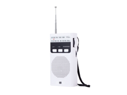 Rádio Portátil, Rádio De Bolso Analógico Fm/am Recarregável Com Lanterna.