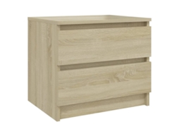 Bed Cabinet, Bed Cabinets Vidaxl Marrom Madeira Processada (n/a)