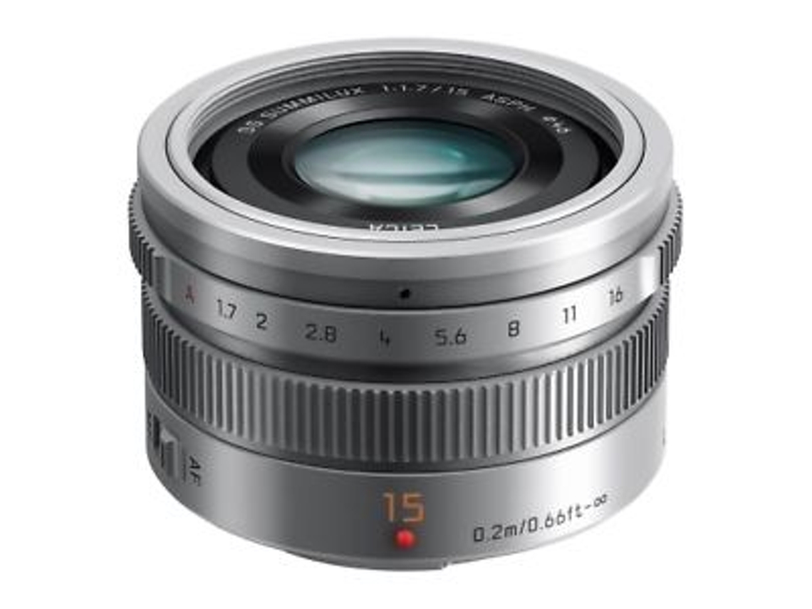 Objetiva LUMIX 15MM F1.7  (Encaixe: Micro 4/3 - Abertura: f/16 - f/1.7)