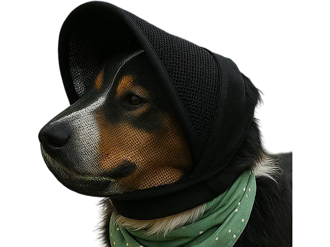 Rede Protetora Ajustável E Respirável A Cabeça De Cães