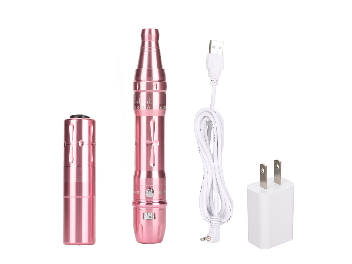Máquina De Maquiagem Semipermanente Sem Fio Com Menos Ruído Ajustável Profissional 100‑240v Plug Us