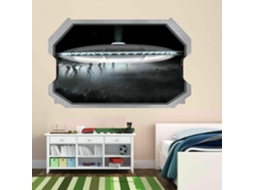 Adesivos De Parede Com Tema De Naves Espaciais Alienígenas E Ovnis Para Decoração De Quarto Infantil, Escritório E Casa.