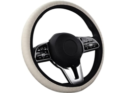 Capa universal antiderrapante para volante em couro sintético, para carros sem aro interno.