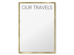Magnetic Glass Board Our Travels For The Hall Espelharte (50x70 Cm)