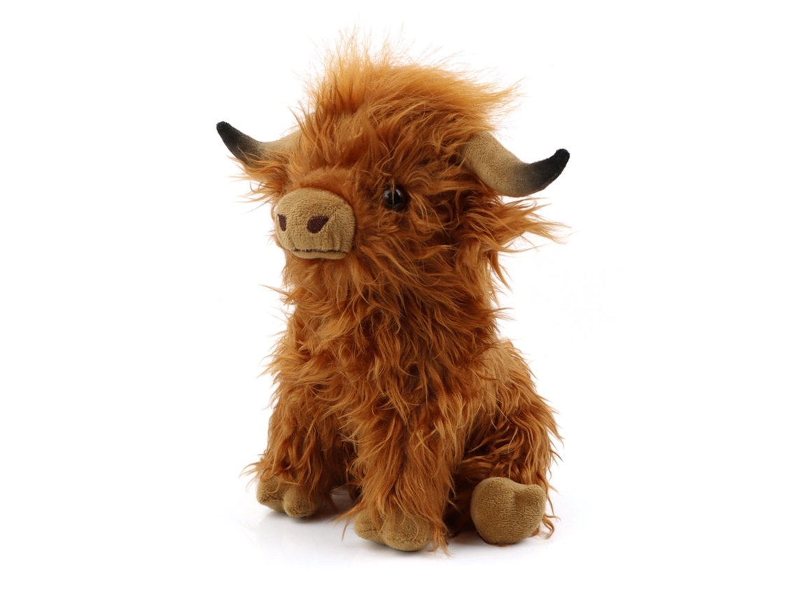 Mali boneca de Pelúcia Vaca Das Highlands Marrom 25cm Brinquedo de Pelúcia Fofo Scottish Cow