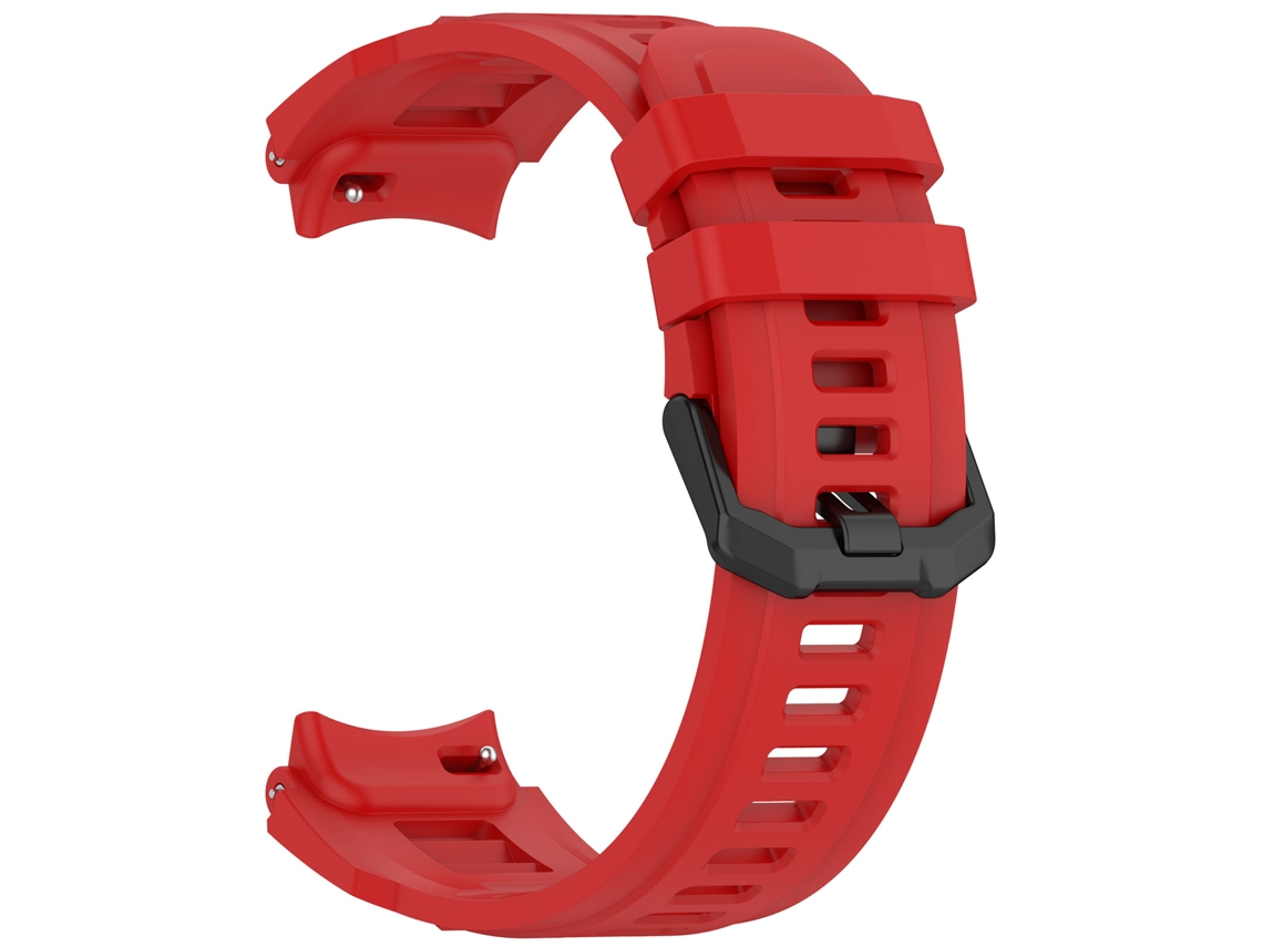 Pulseira de Silicone para Smartwatch AMAZFIT T rex3 Pro 48mm Vermelha PANOONA