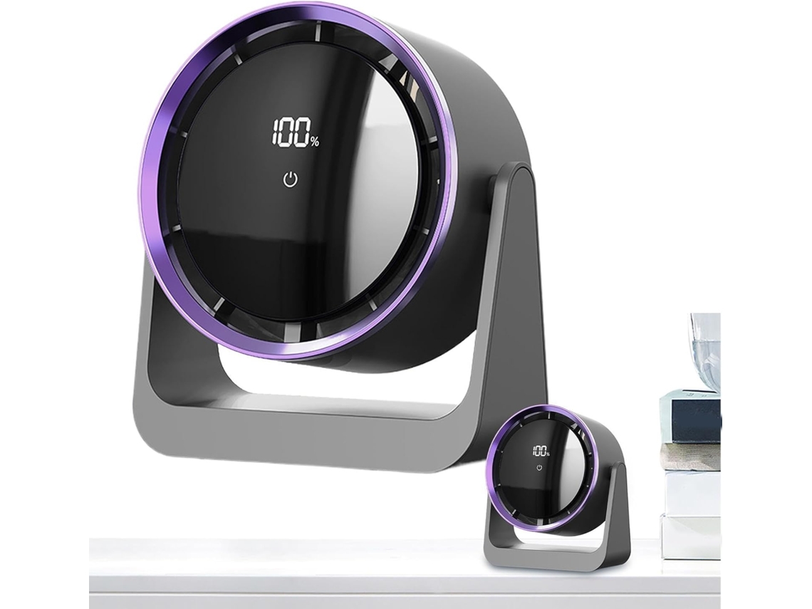 Ventilador Pequeno De Mesa, Sem Hélices E Silencioso, Com