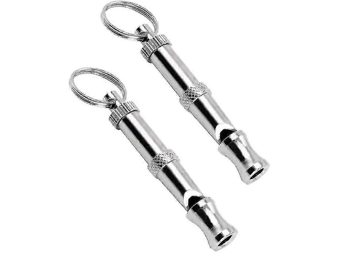 Apito Profissional Ultrassônico De Alta Frequência Para Cães (pacote Com 2) Prata