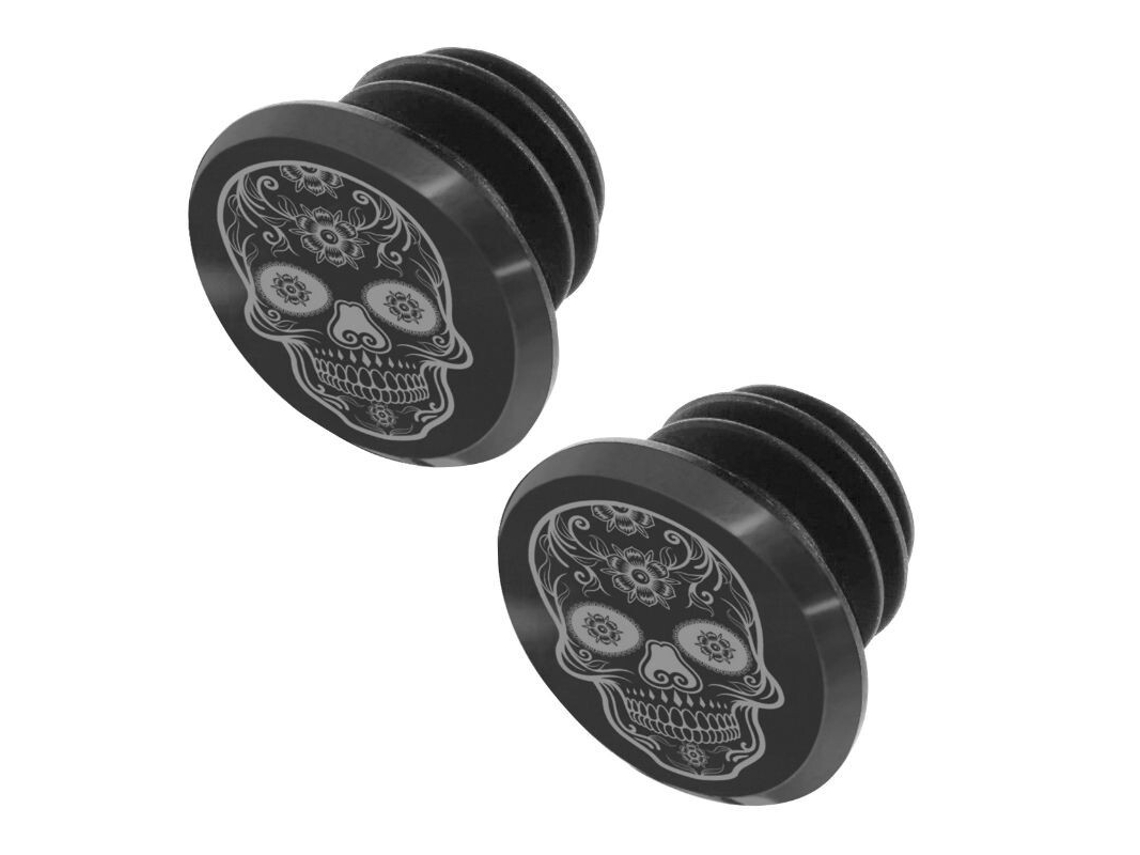 Conjunto de 2 tampas de guiador GIST Switch Skull