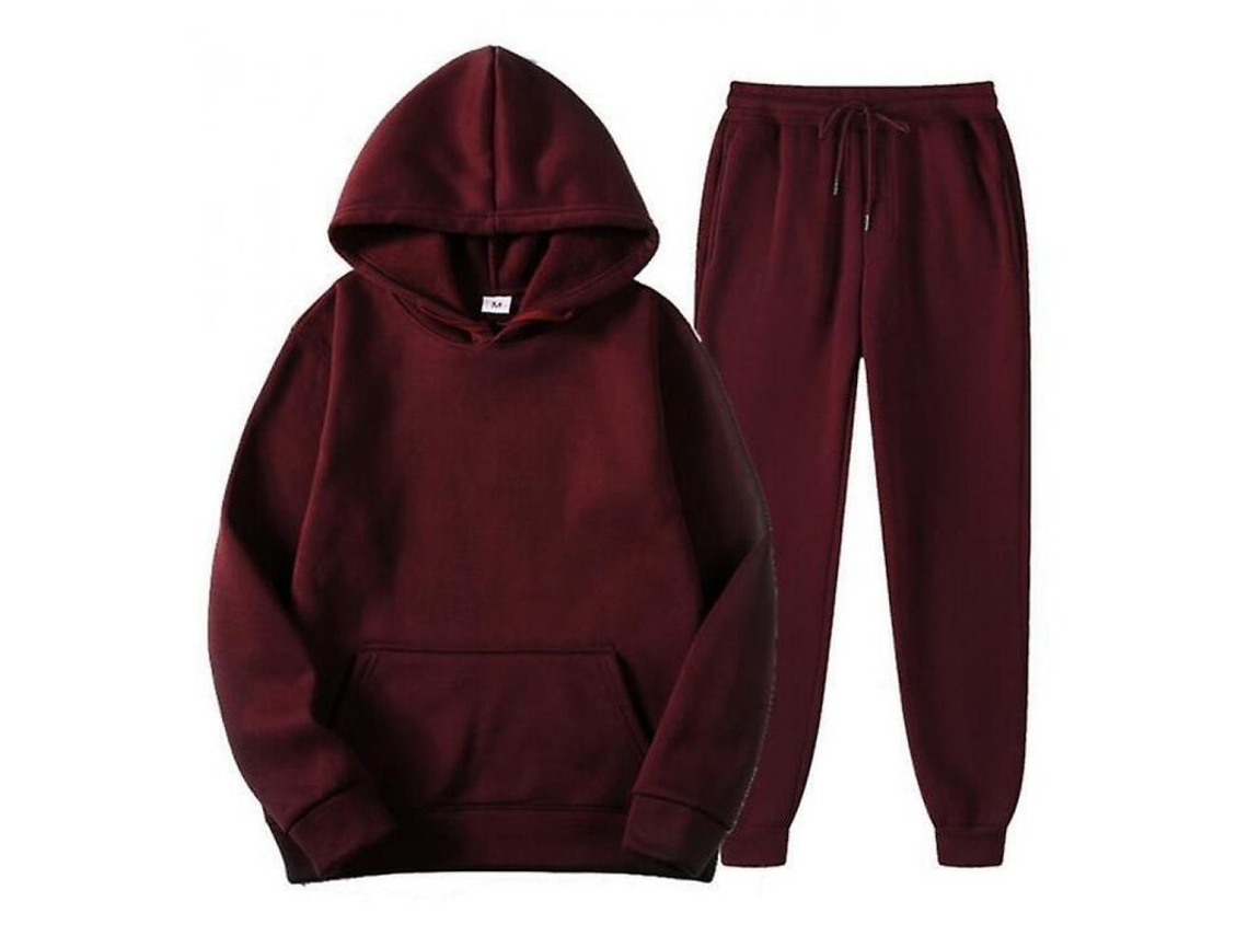 Conjunto de Moletom com Capuz para Homem NVF