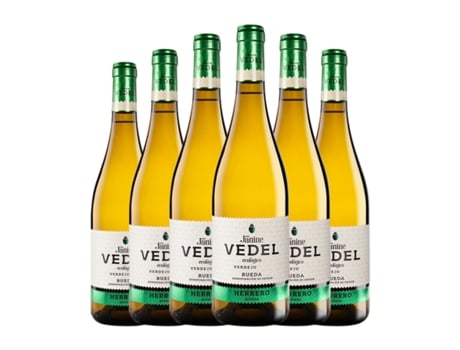 Vinho branco HERRERO Janine Vedel Eco Verdejo Rueda (0.75 L - 6 Unidades)