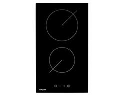 AKPO Pka 30 830/2 Placa Preto Branco Embutido 30 Cm Placa com Zona de Indução 2 Zonas