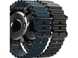 Pacote com 2 pulseiras ORYSIN Ocean Waves para Garmin Instinct 3 Solar 45mm