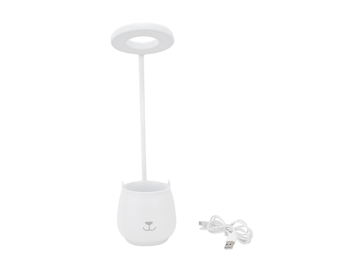 2026 lâmpada de Escritório Led com 3 Fontes de Luz, Flexível, Protetora de Olhos, Usb, Ideal para Estudo e Escritório