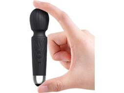 1 Mini Massageador Muscular Elétrico Portátil Sem Fio Brilvibera Potente USB