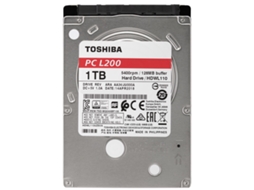 Disco HDD Interno TOSHIBA L200 (1 TB - SATA - 5400 RPM)