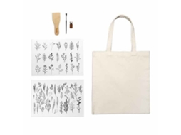 Sacola Personalizada estampas Florais Pretas AQUAFORGE