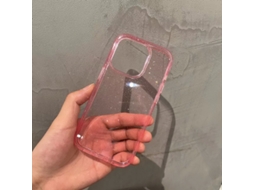 Capa Transparente Rosa, Simples E Brilhante, Para Iphone 17 Air, Com Furo De 1,5 Mm, 2 Unidades.