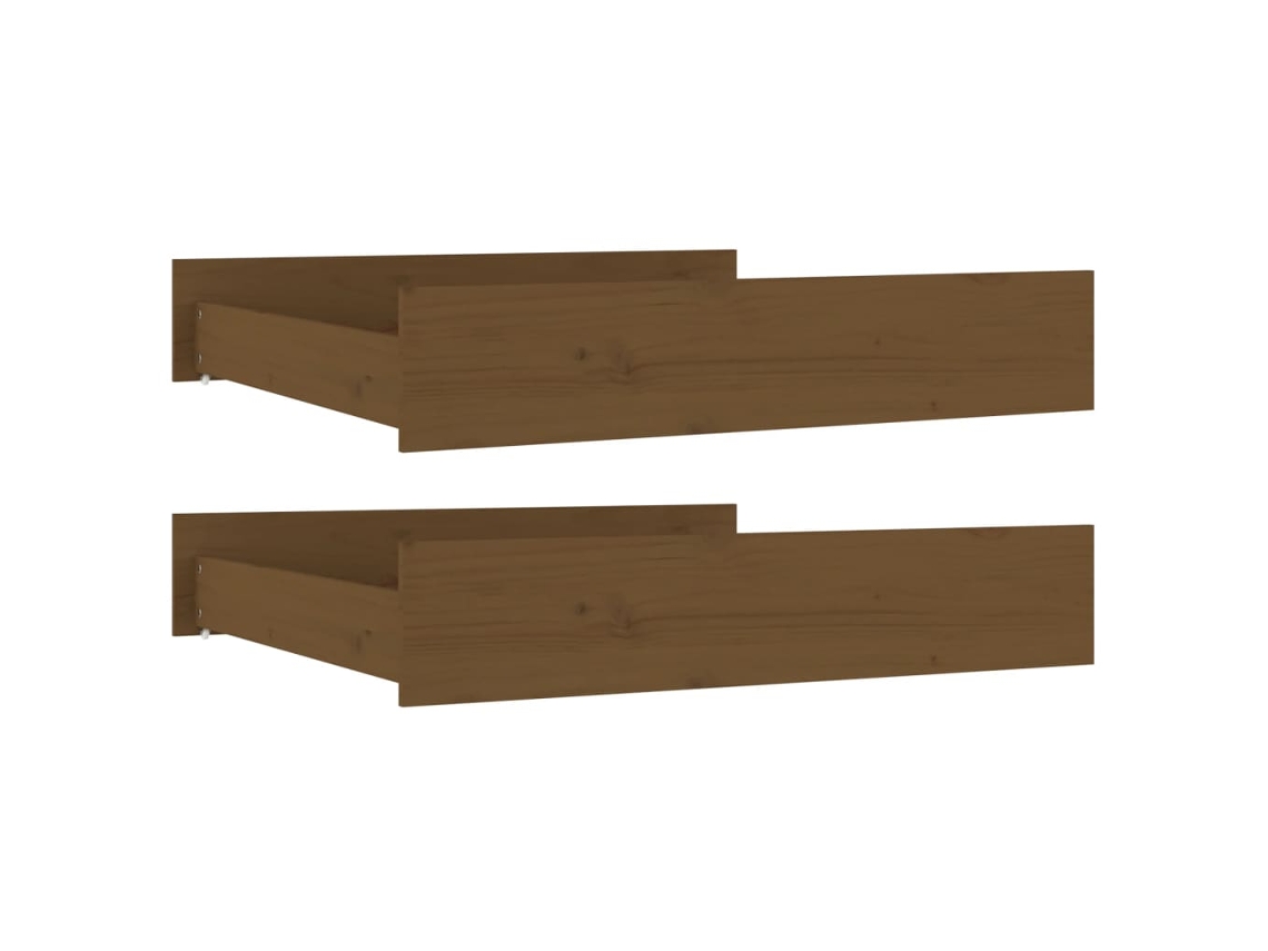 Bed Drawer, Bed Drawers Vidaxl Marrom (95 X 103 X 18 Cm)