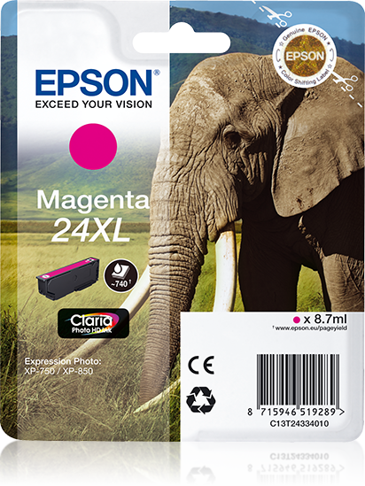 Tinteiro EPSON C13T24334010 Magenta