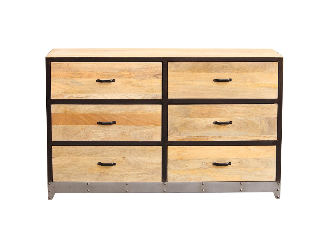 Cómoda Industria MILIBOO Madeira Metal Preto (80x45x45)