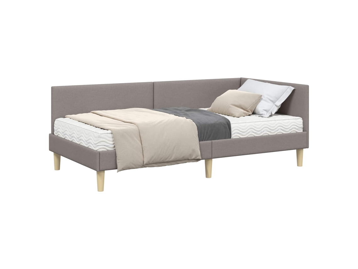 Conjunto de 2 Estruturas de Cama de Canto com Colchão Outros Manual MAISON EXCLUSIVE