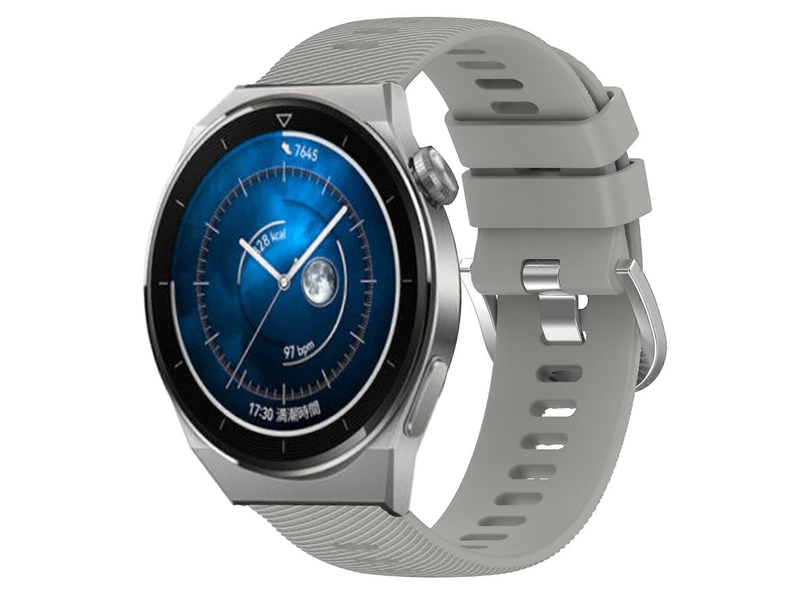 Pulseira De Silicone Macio De Cor Sólida Para Huawei Watch Gt3 Pro 46mm 22mm