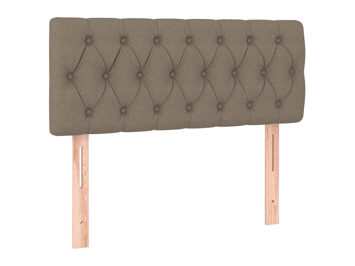 Cabeceira de Cama Tecido Cinzento Acastanhado MAISON EXCLUSIVE (100x7x78 cm)