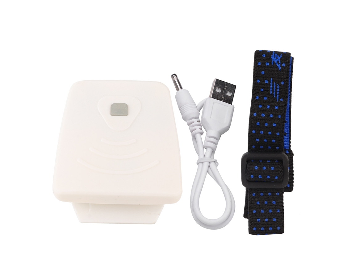 Lanterna de clip para boné, recarregável via USB, para pesca noturna S/MARCA