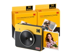 Máquina Fotográfica Instantânea KODAK Mini Shot 3 Retro C300Ry60 Amarelo