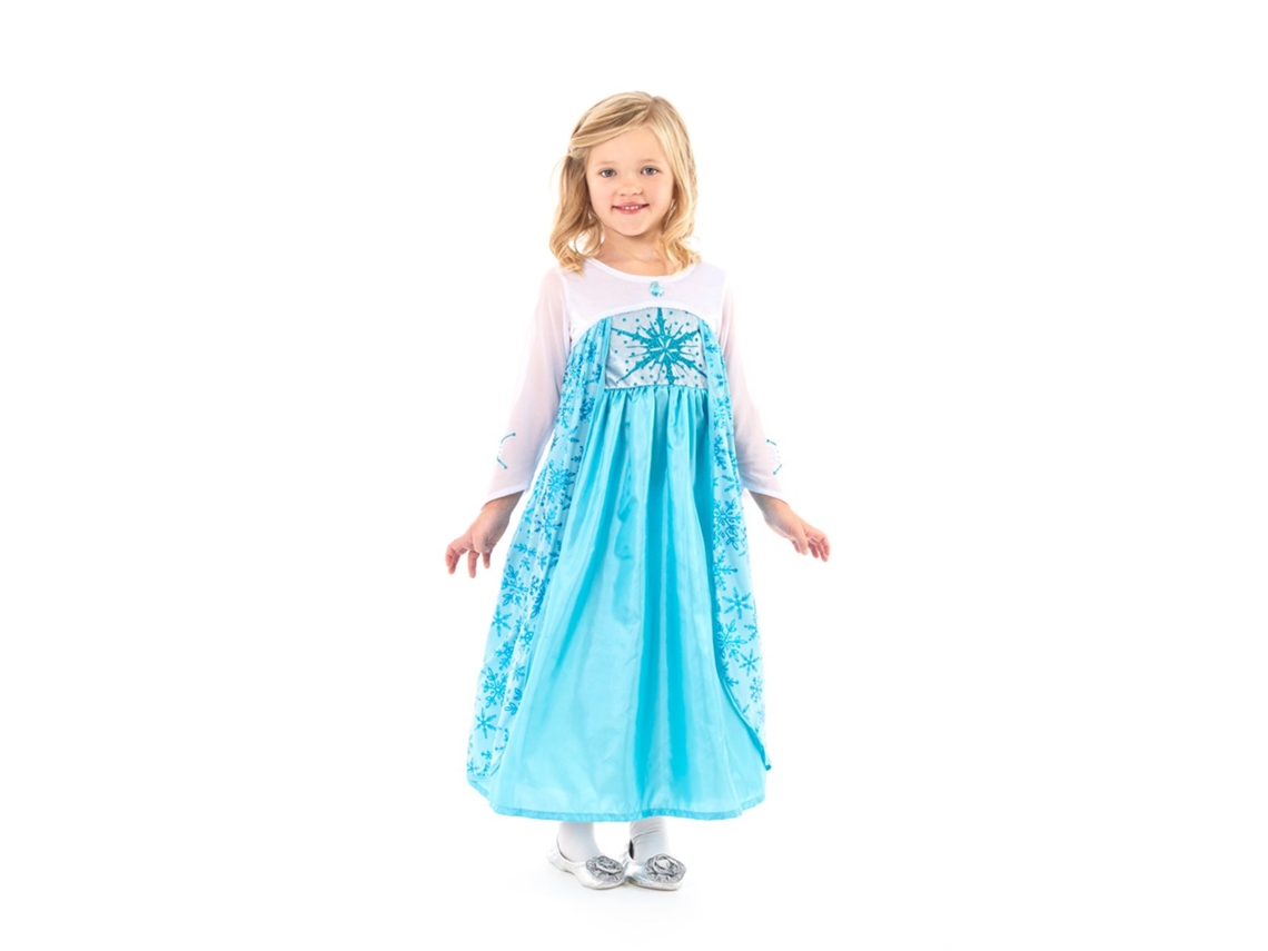 Vestido De Princesa Little Adventures, Vestido De Princesa Do Gelo, Tamanho 3 5 Anos