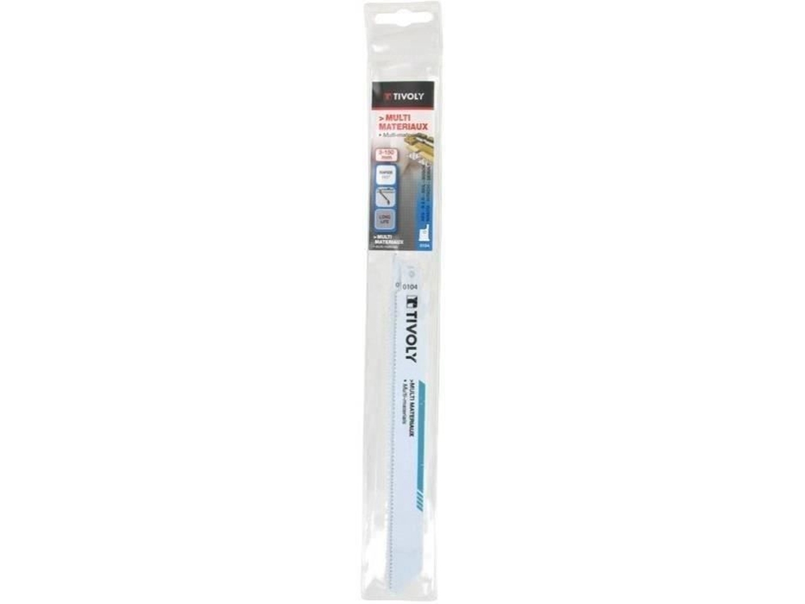 Lâmina De Serra Sabre Multimaterial Tivoly 200 Mm Aço Rápido Aço Mola Conjunto De 2 Lâminas