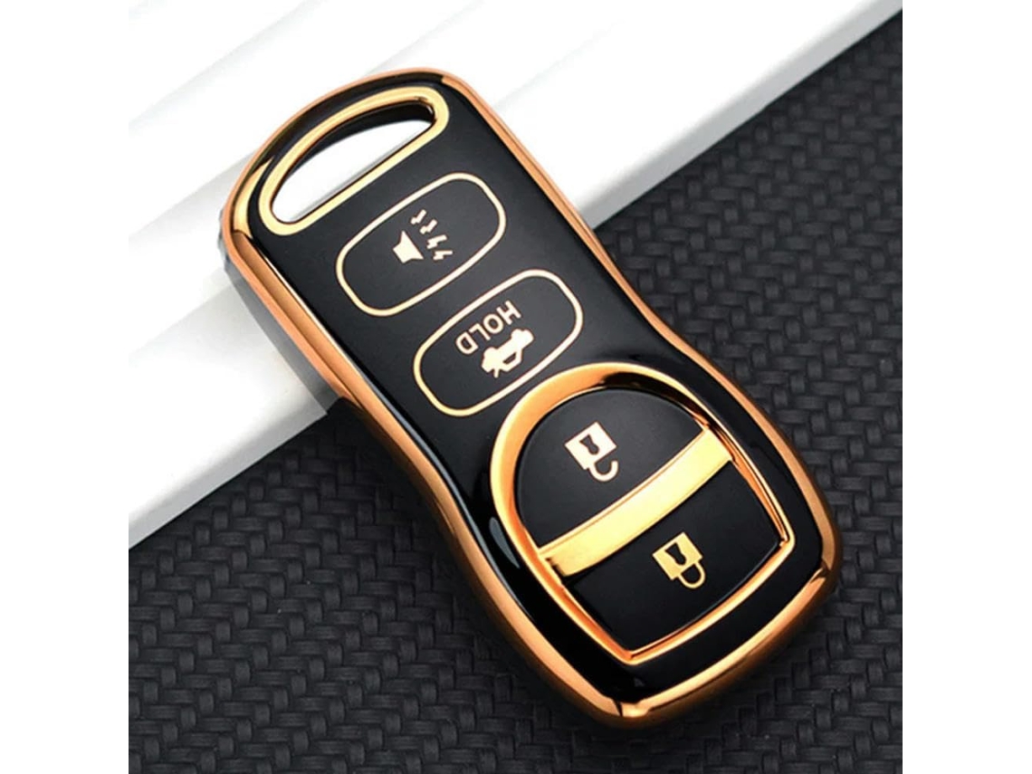 Capa Protetora De Tpu Para Chave Carro Nissan 350z Maxima Sentra Armada Titan Kicks Murano Acessórios Chaveiro