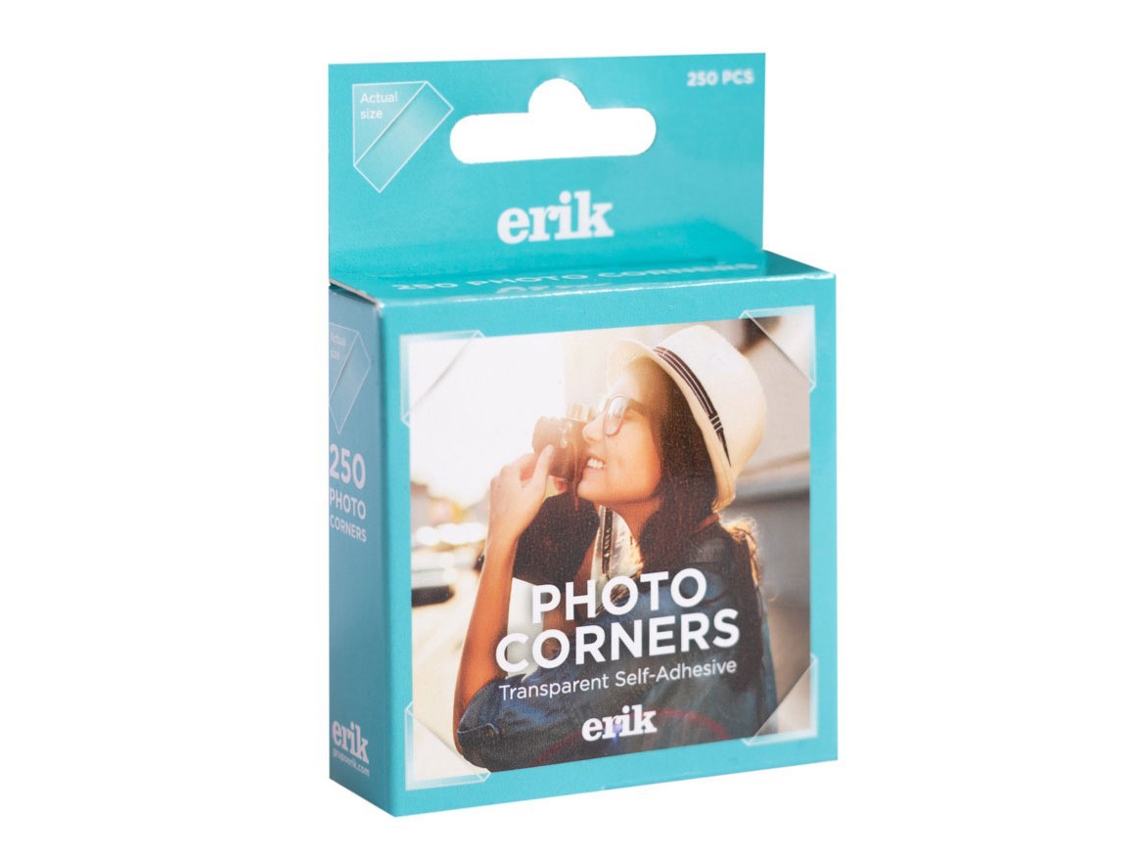 Cantos Adesivos Para Album Fotografico Transparentes (250 Un) Erik Eaf001