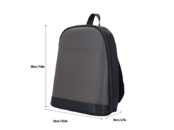Laxiscreed Mochila De Viagem Com Led Programável E Ecrã A Cores Para Controlo Personalizado