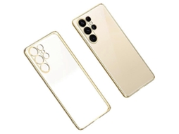 Capa De Celular Transparente De Tpu Com Revestimento À Prova De Choque Sulada