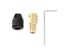 Mandril De Autoapretado Miniatura Acessórios Para Furadeira Elétrica 0.3-3.4mm (3.17mm)