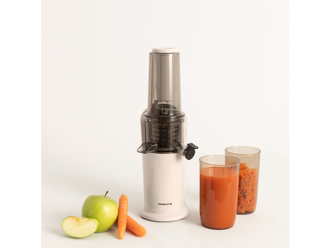 Liquidificador CREATE Juicer Slow Mini Branco Worten.pt