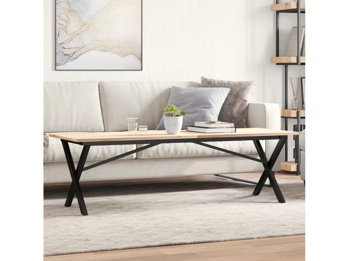 Vidaxl Pernas Para Mesa De Centro Estrutura Em X Aço