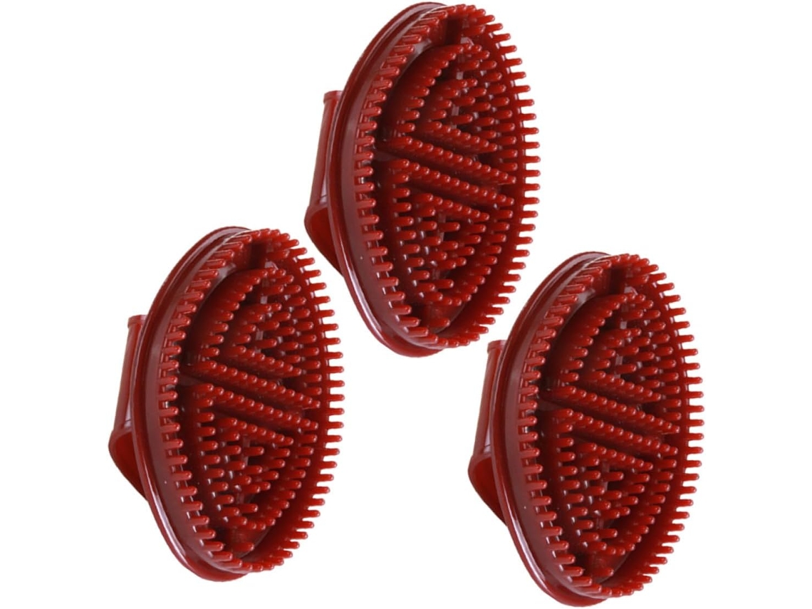 Conjunto De 3 Escovas Banho Multifuncionais Escova Para Lavar O Cabelo, Escova De Massagem, Escova Esfoliante Para A
