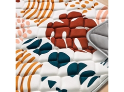 Tapete Para Brincar Chrui - Dobrável, Grande, Antiderrapante - 120*120*2cm - Folhas