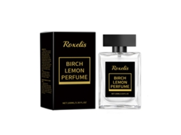 Perfume LAXISCREED Roxelis Masculino, Aroma de Betula e Limão, Duradouro, Natural e Facilmente Transportável