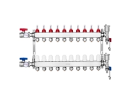 Coletor de Piso Radiante VEVOR com 10 Ramais 680 X 370 X 110 Mm