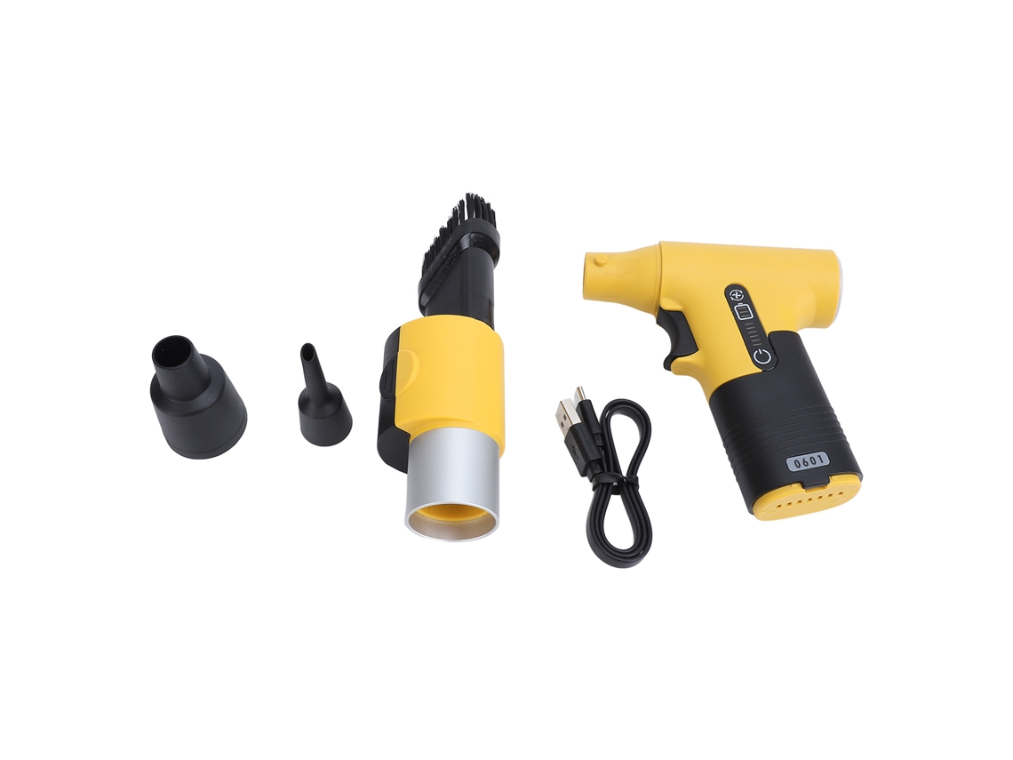 Aetheria secador Jato Portátil Soprador e Aspirador 130000rpm Motor Brushless de Alta Potência Amarelo