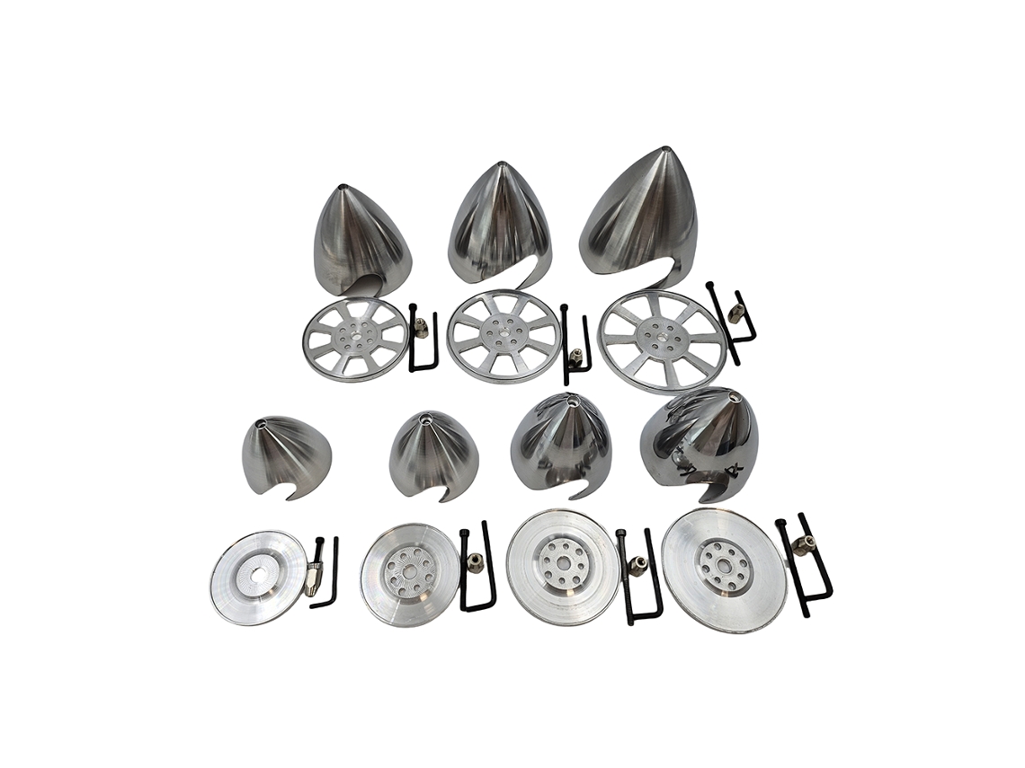 Hélice de alumínio de 70 mm/70 mm/76 mm/82 mm/89 mm/95 mm/102 mm/114 mm/127 mm para motor a gasolina DLE de aeromodelismo. MDUG