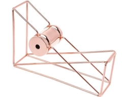 Dispensador de Fita Adesiva para Escritório, Organizador de Fitas GOKOCO (ouro Rosa)