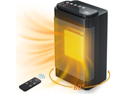 Aquecedor Elétrico Nova Line oscilante 60° com termostato digital 3 modos timer 12h
